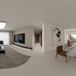 现代简约客餐厅