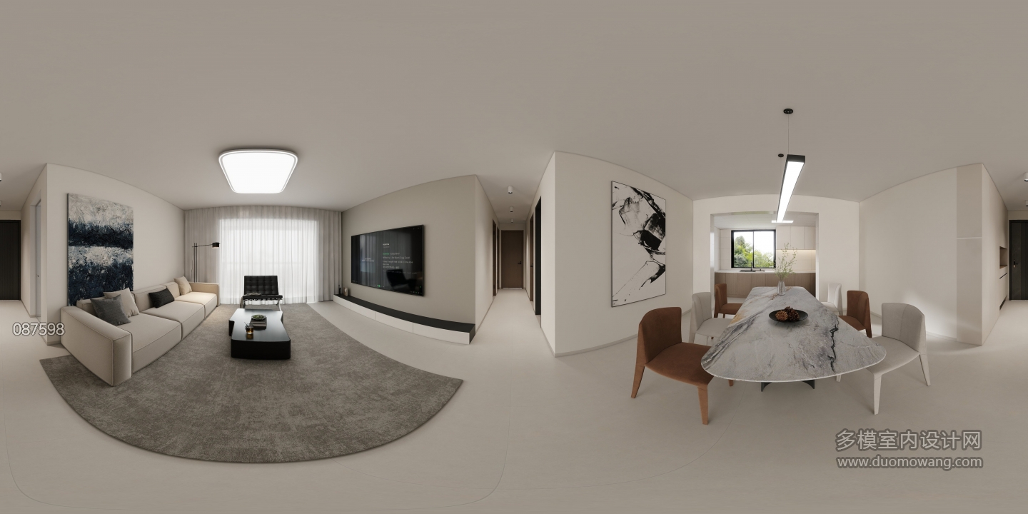 现代简约客餐厅