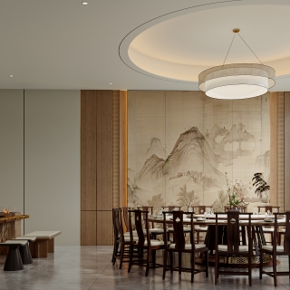 新中式餐厅静态