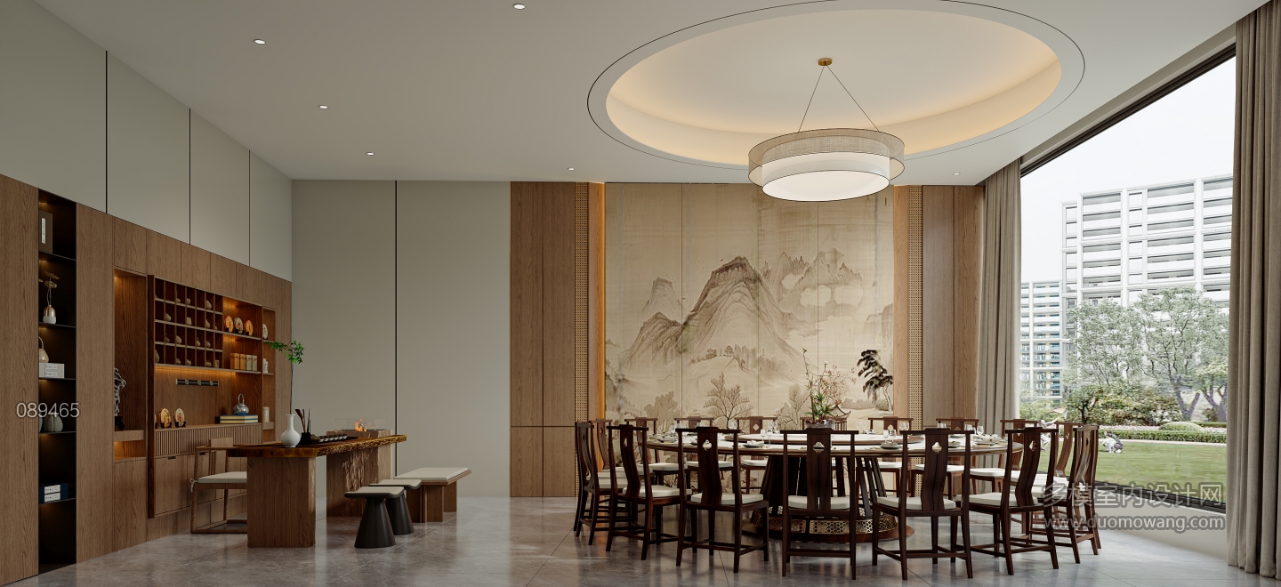 新中式餐厅静态