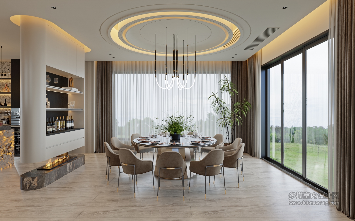 碧桂园一层912_一层餐厅001