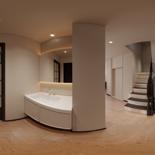 法式负一楼玄关