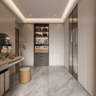 二楼主卧衣帽间