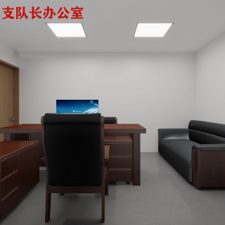 现代警察局支队长办公室