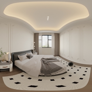 法式三层卧室全景小图