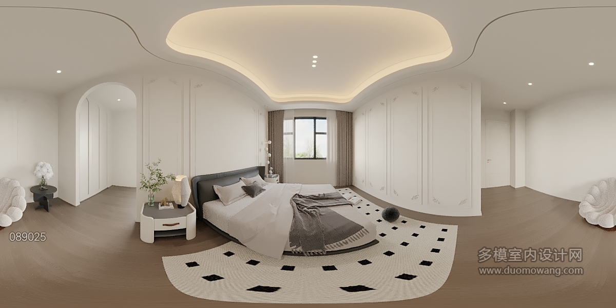 法式三层卧室全景小图