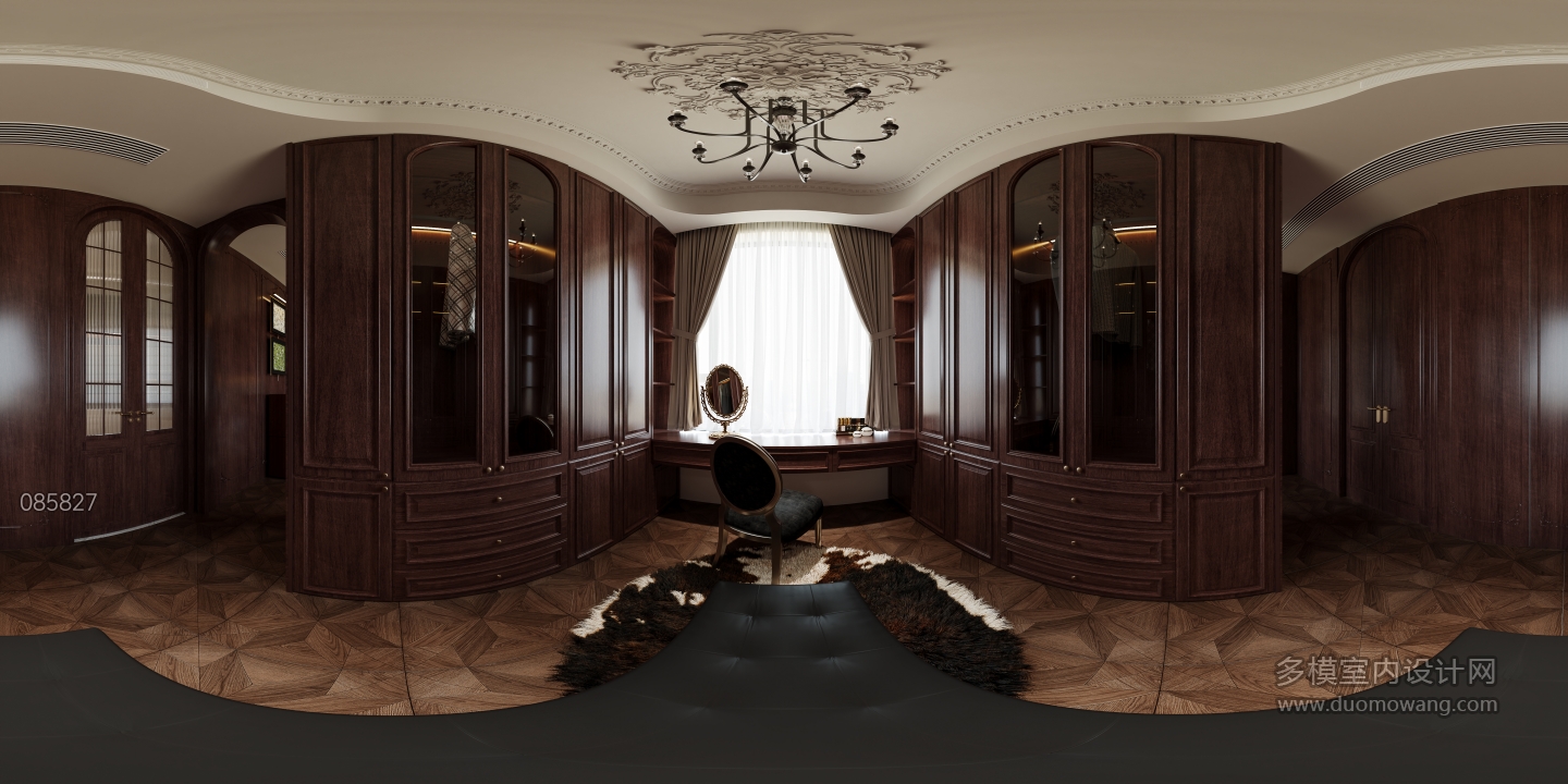 法式复古衣帽间360