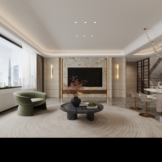 现代电视隐藏沙发