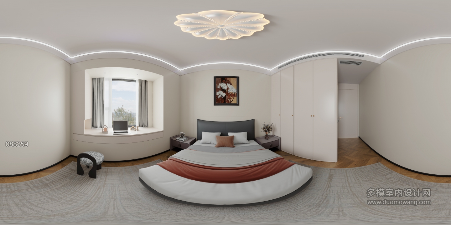 法式主卧室全景