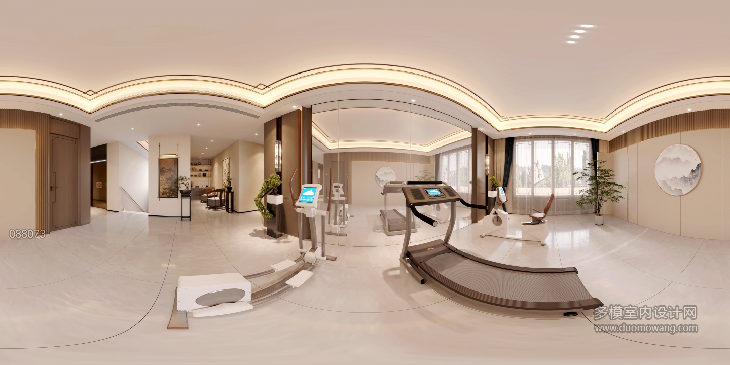 新中式健身房360