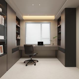 意式极简家装 书房