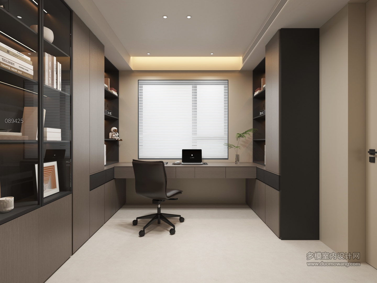 意式极简家装 书房