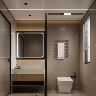 原木-卫生间特写