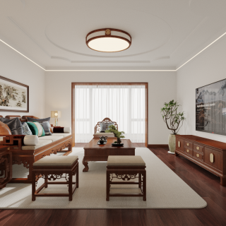 新中式客厅
