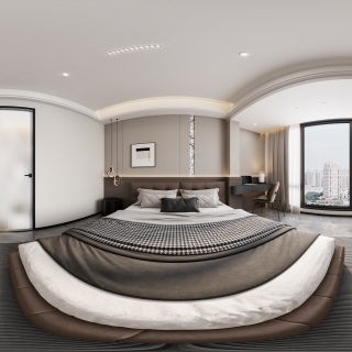 现代二楼主卧01-全景