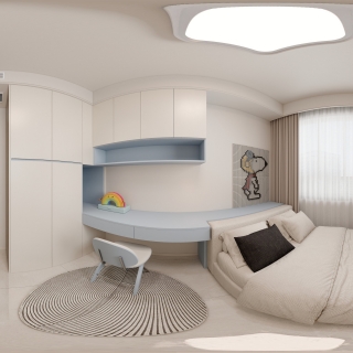 现代一层男孩房