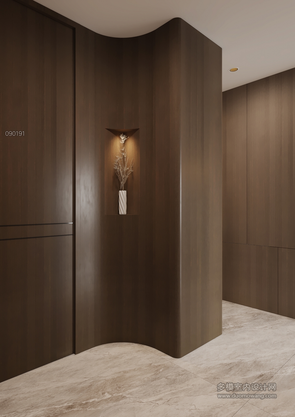 意式客厅-过道静态