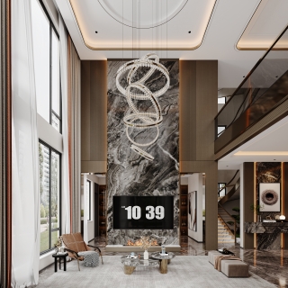 现代一楼客厅静态