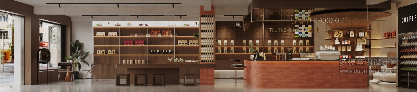 现代咖啡店静态001