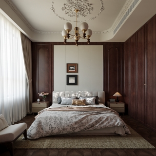 法式复古卧室360
