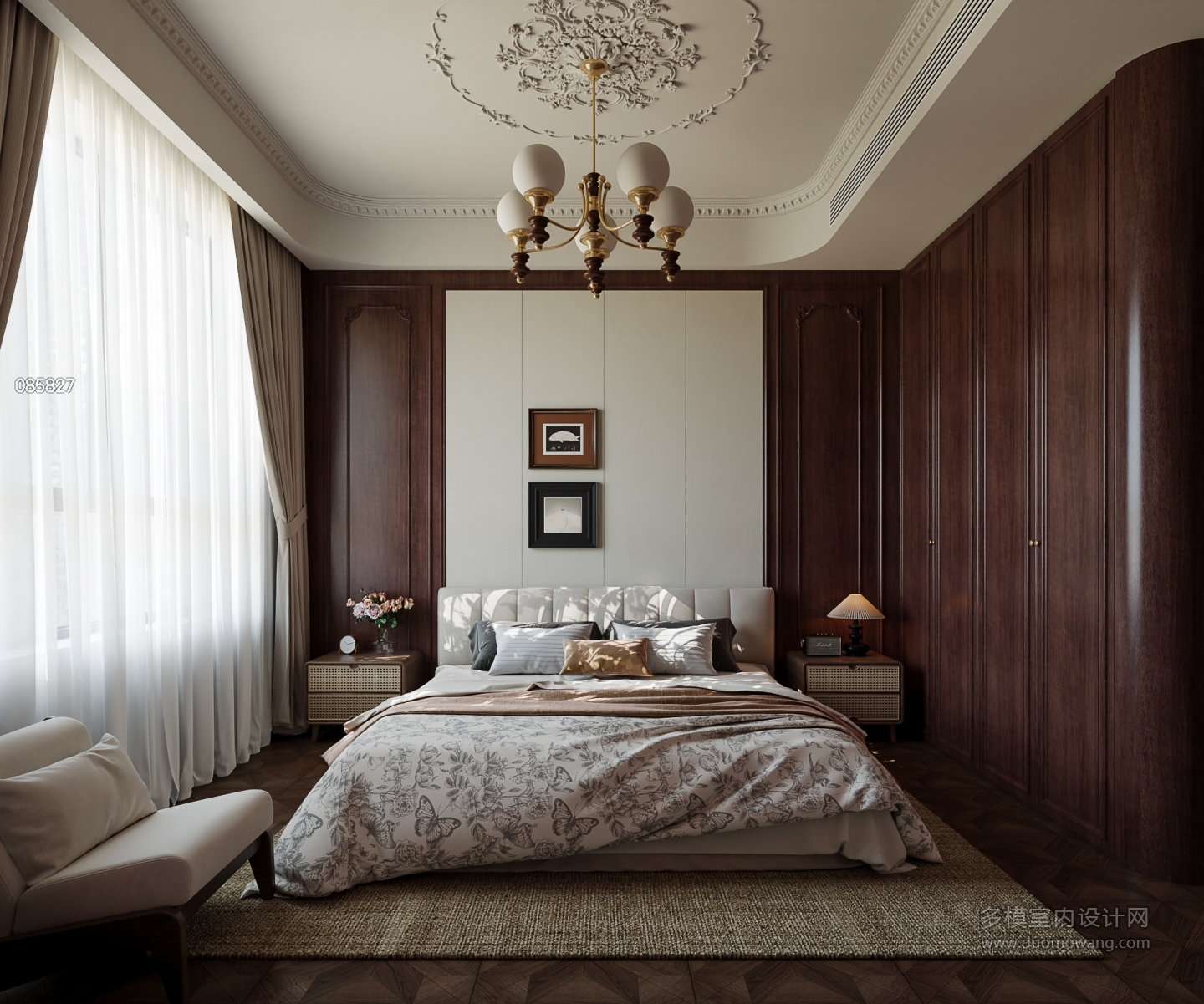 法式复古卧室360