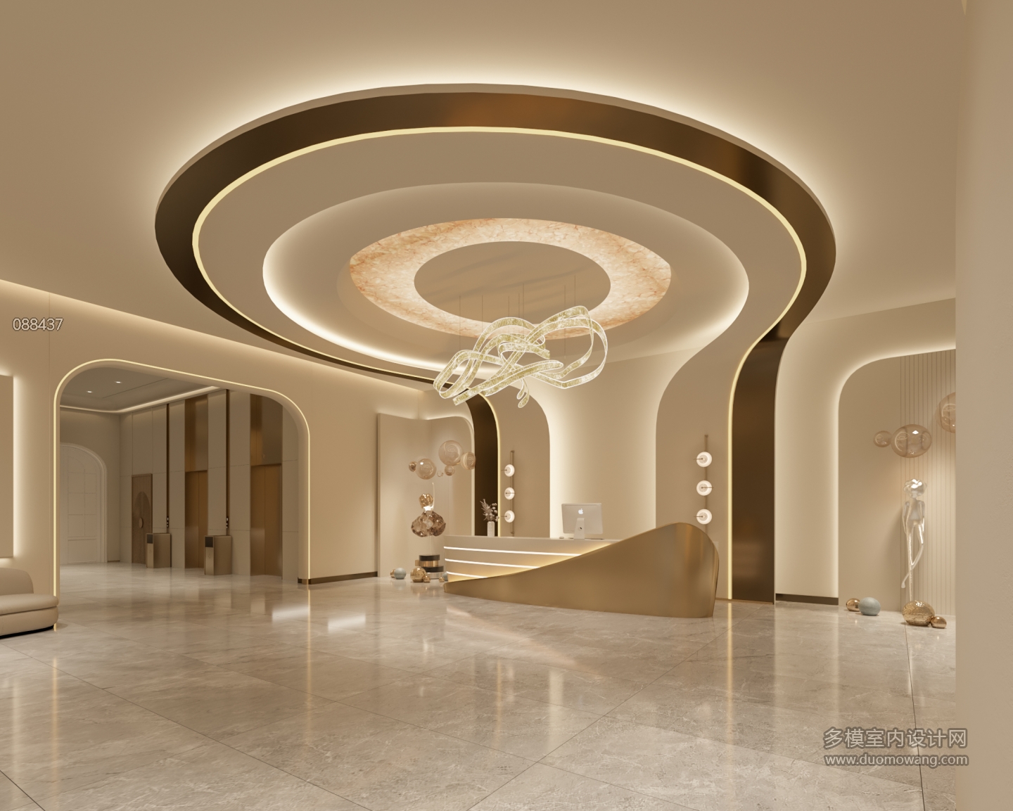 现代婚宴公区单张1