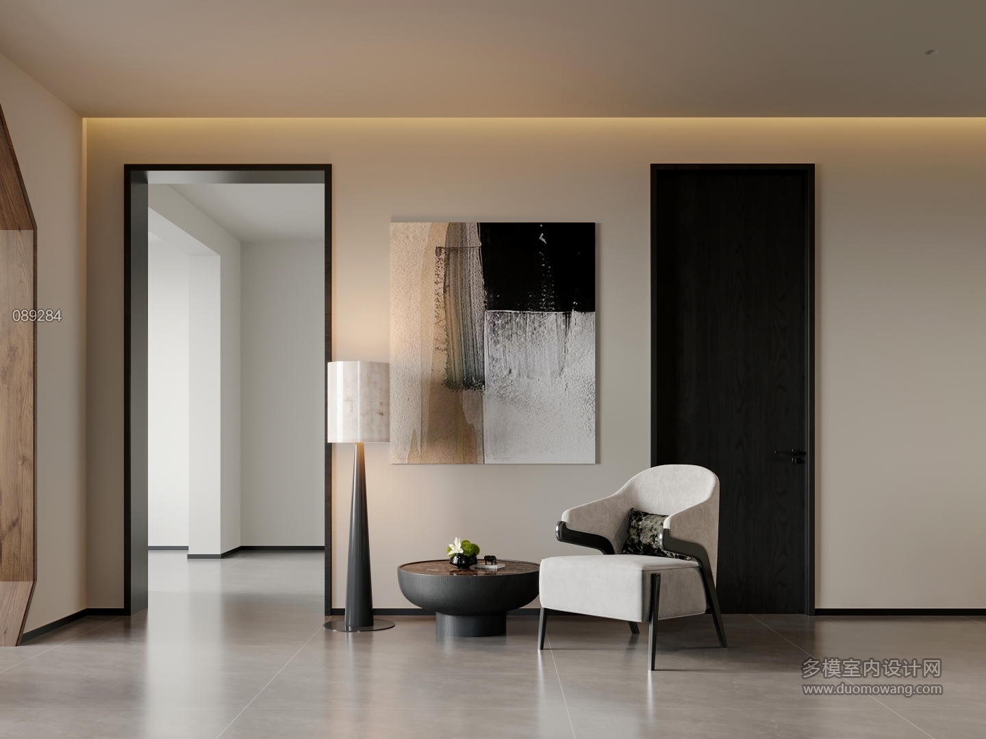 意式极简三层中庭