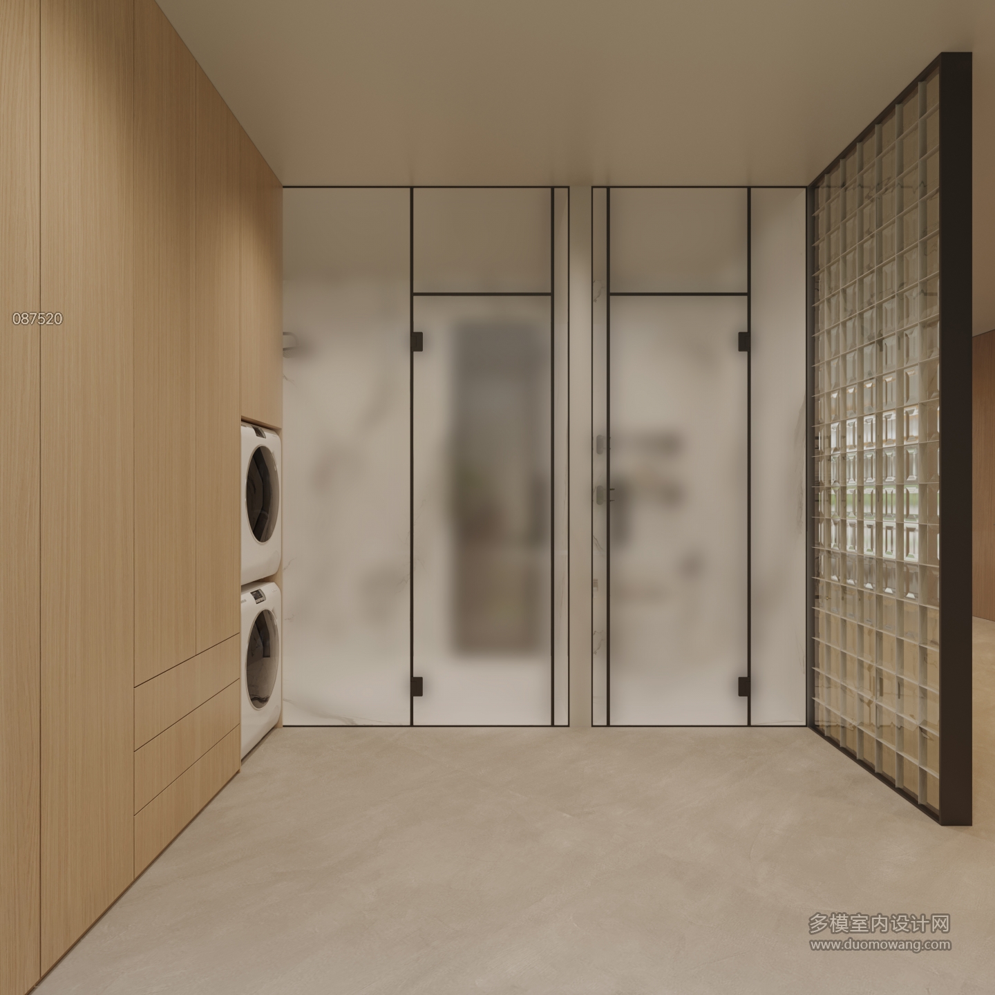 -1洗衣房静态2-磨砂玻璃