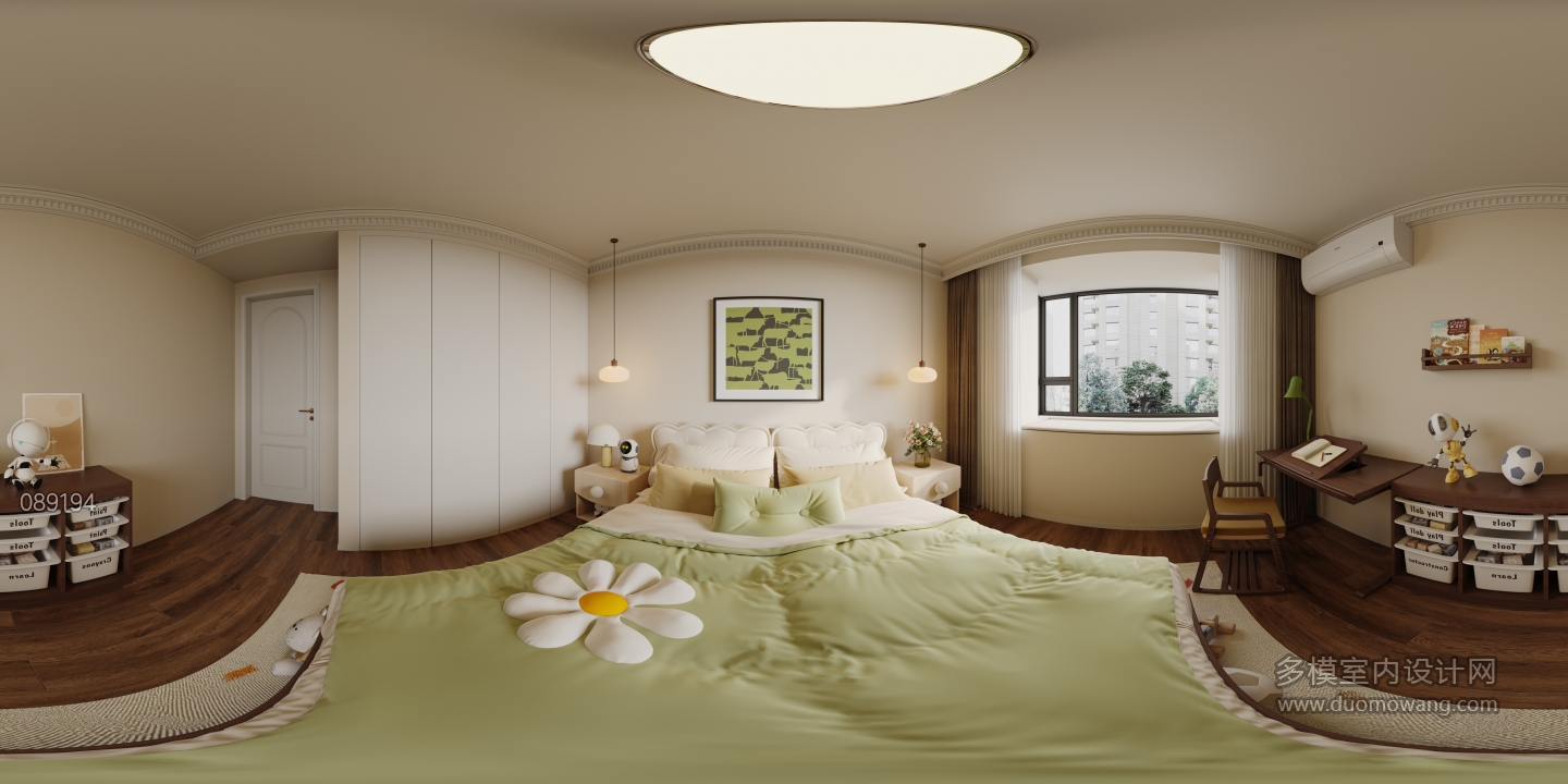 次卧室全景