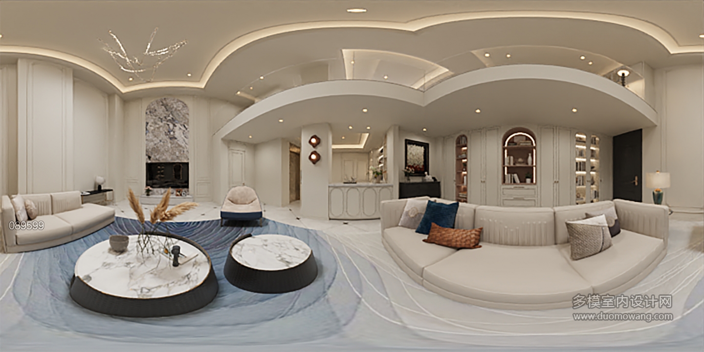 法式地下室会客厅360