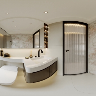 现代公共卫生间