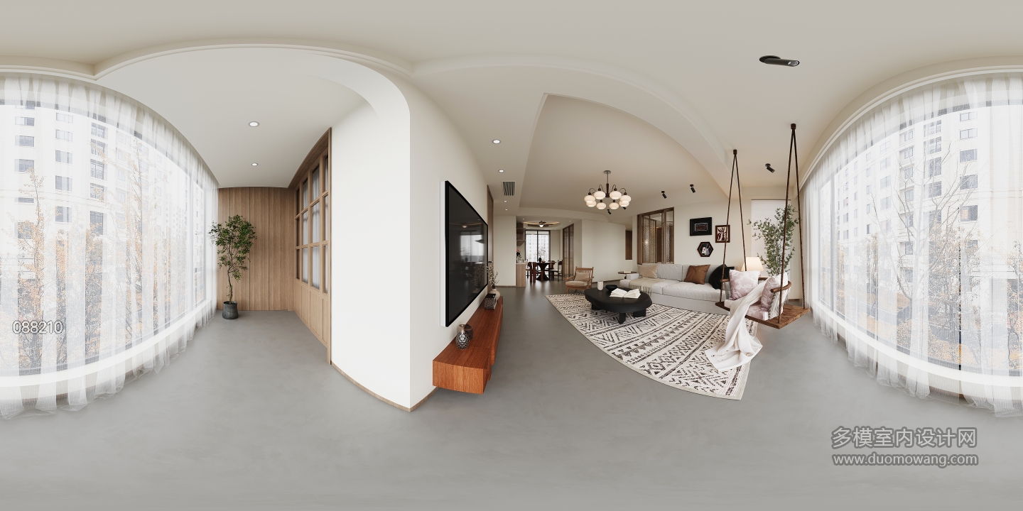 自然风北阳台全景