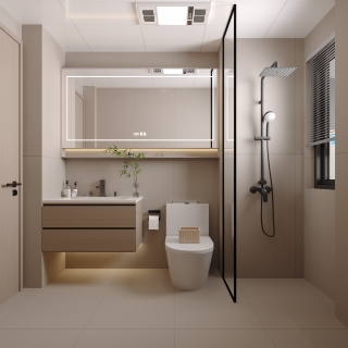 现代卫生间单张