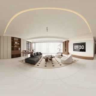 中古风客餐厅全景