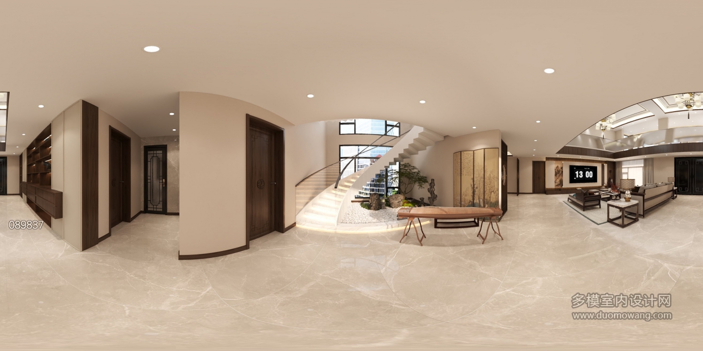 中式一楼楼梯口