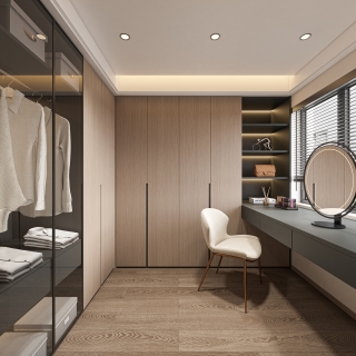 现代二楼 衣帽间