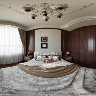 法式复古主卧360