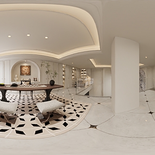 法式负一楼茶室360