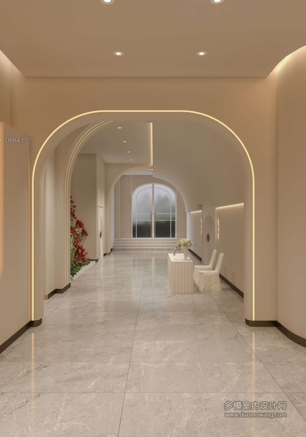 现代婚宴公区单张2