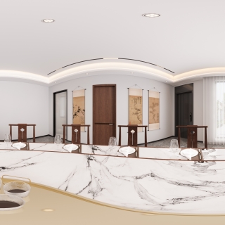 新中式1楼_餐厅全景