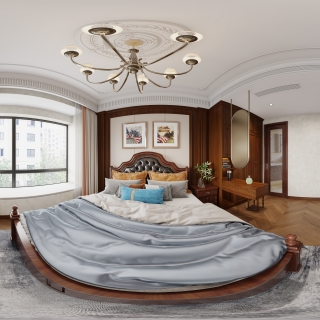 美式主卧全景