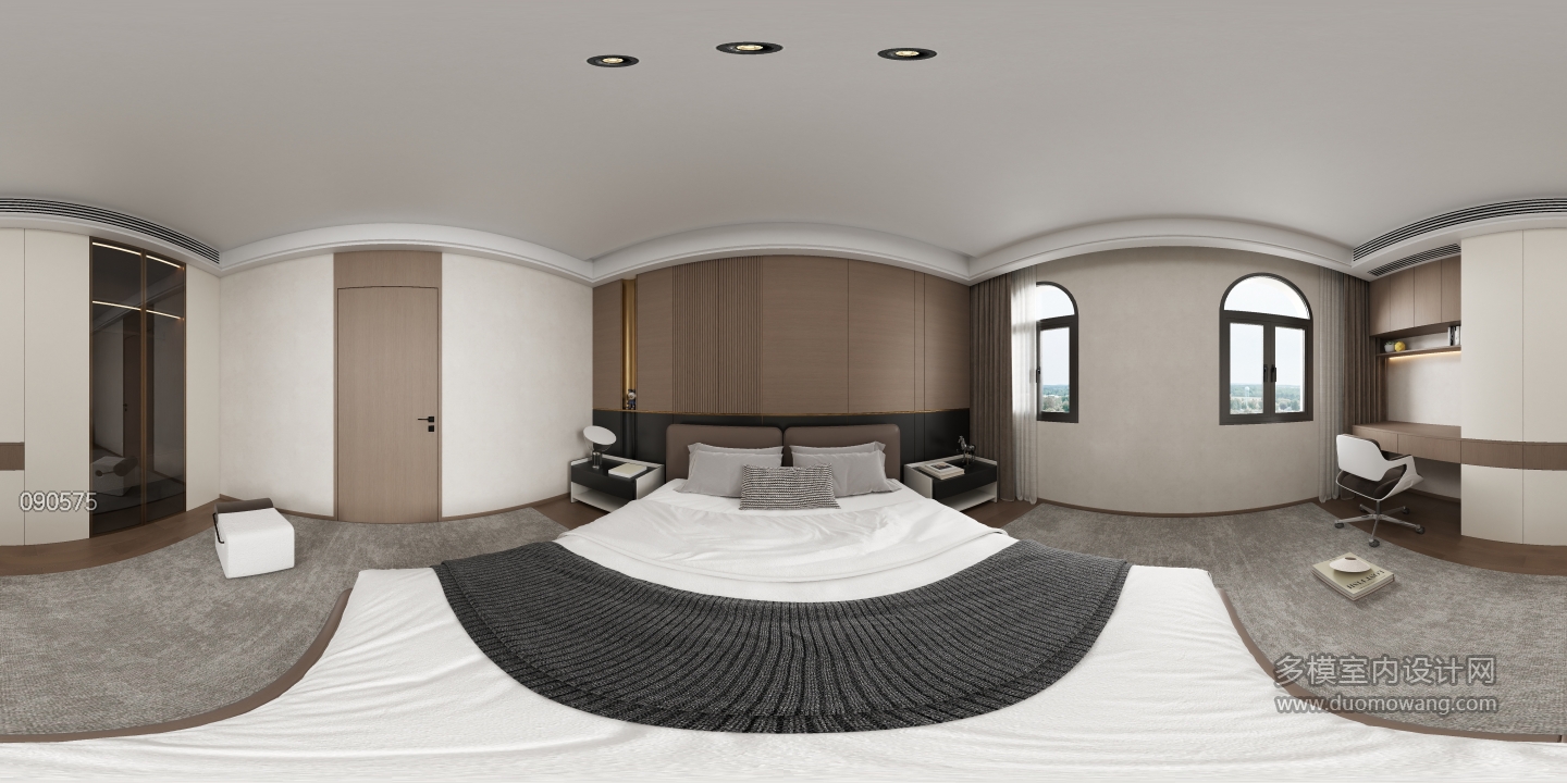 意式轻奢-三楼主卧