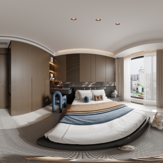 现代小孩房全景