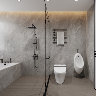 现代二楼卫生间