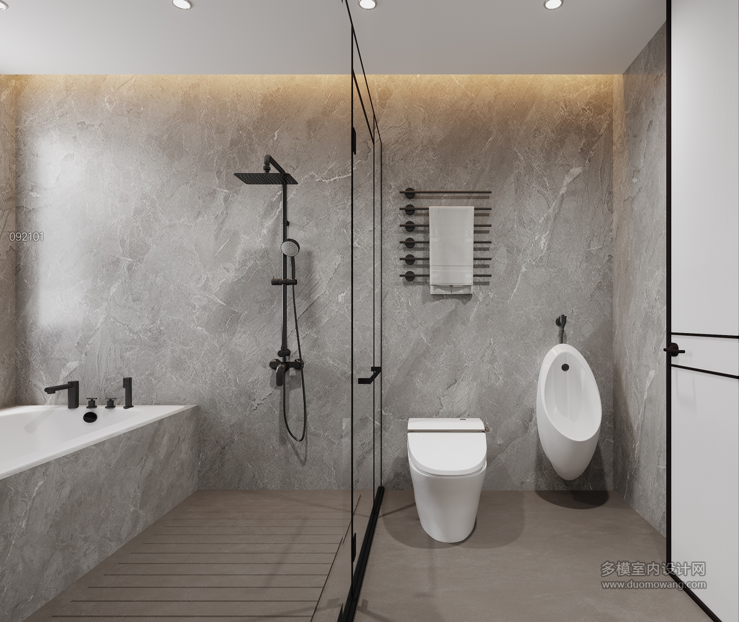 现代二楼卫生间