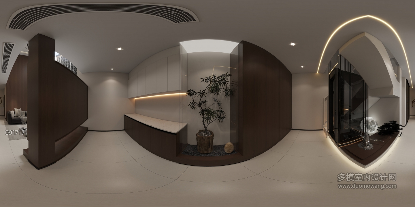 意式负二楼楼梯间