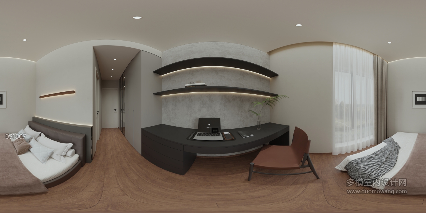 现代 次卧1 全景