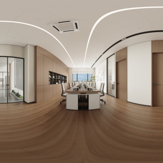 现代办公区全景