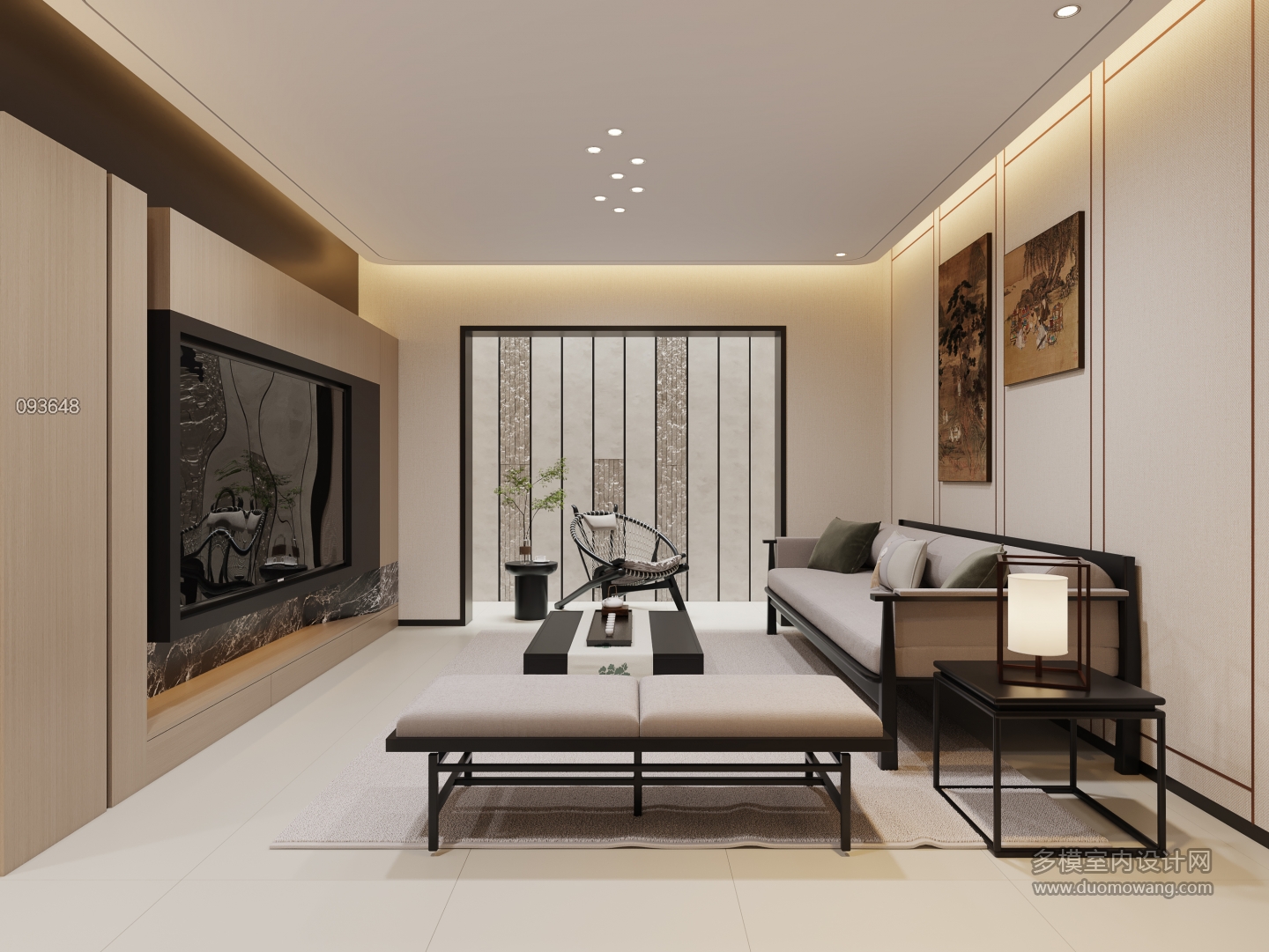 新中式-1客厅静态