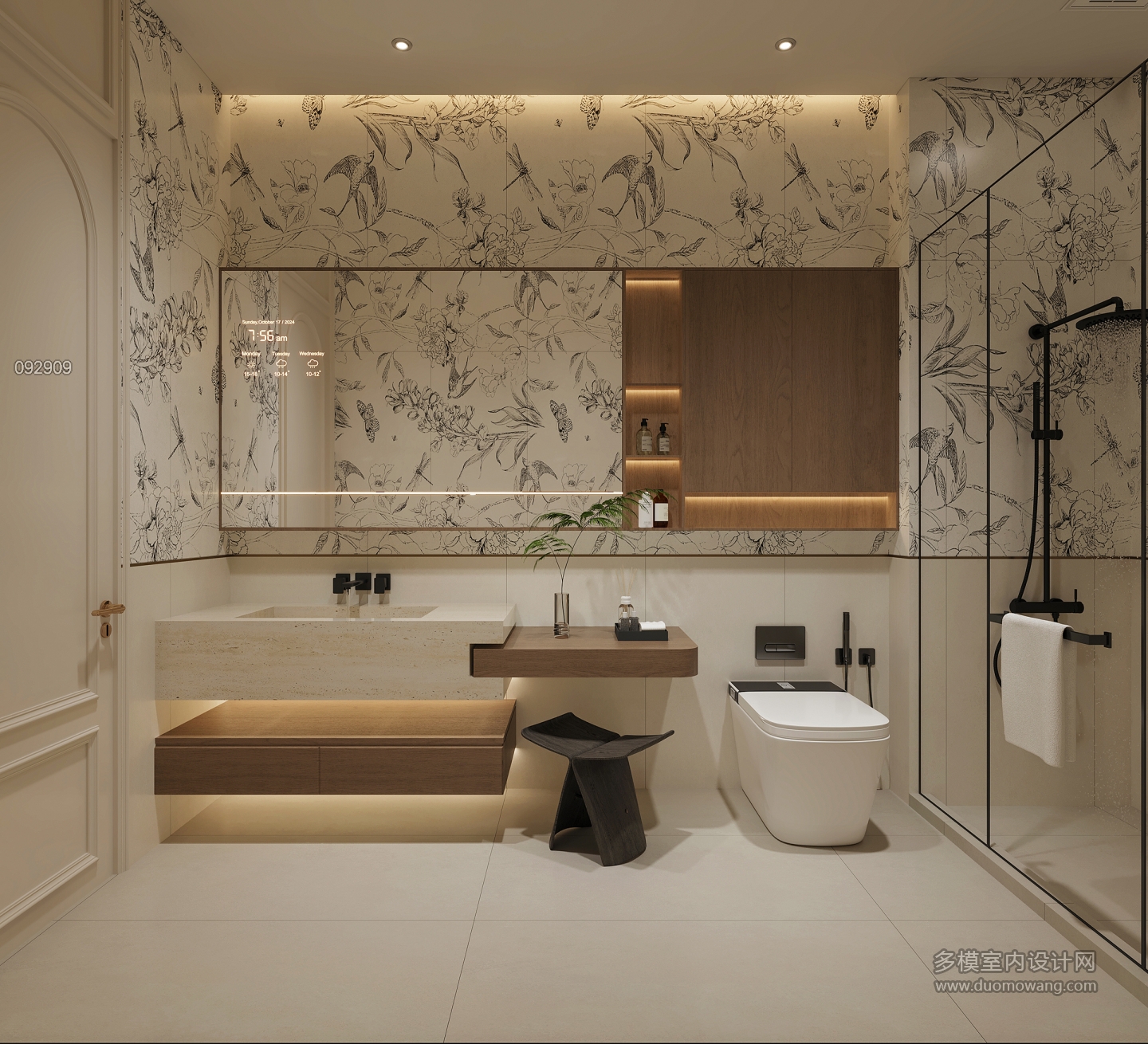 三楼卧室一卫生间